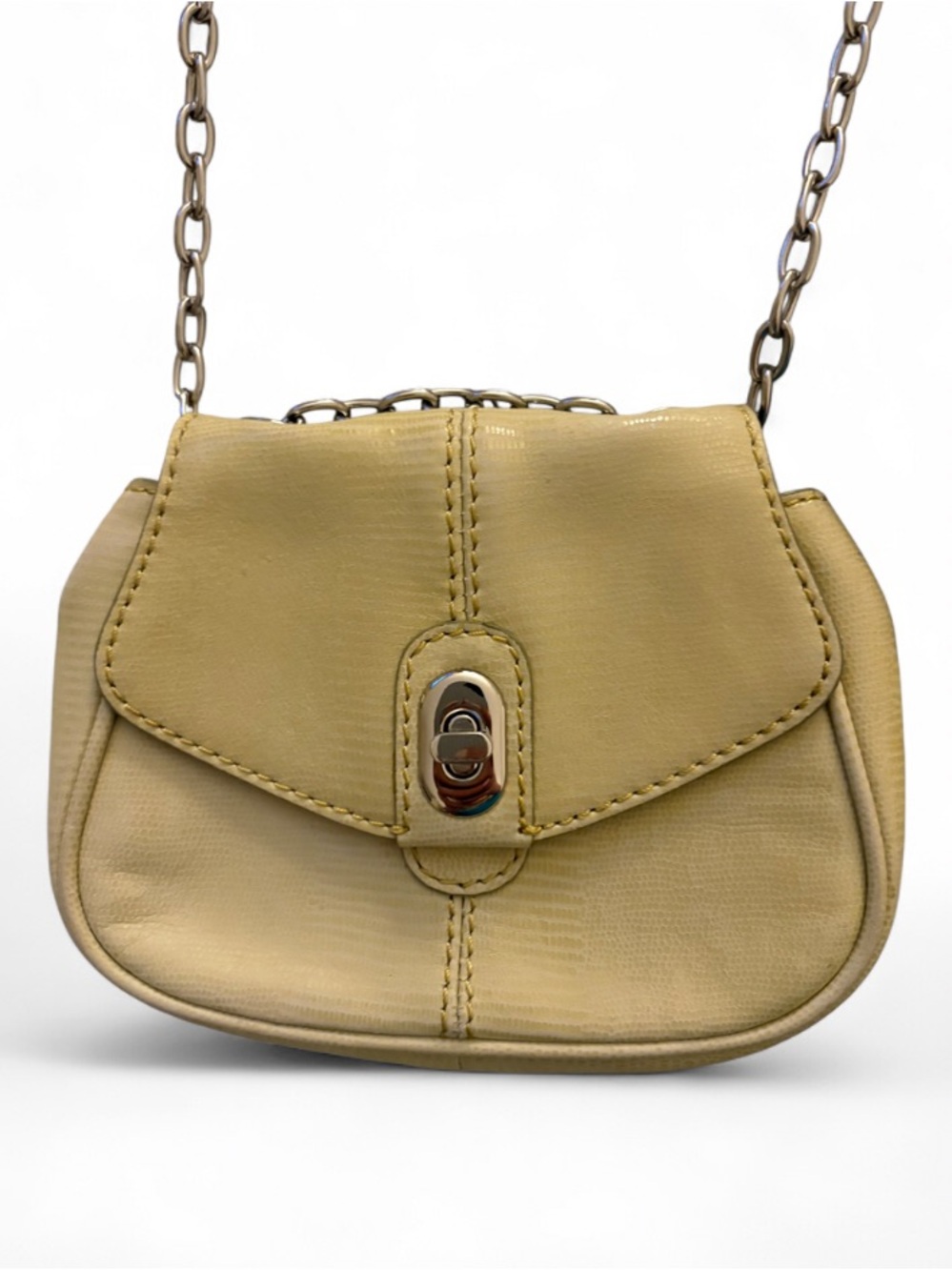 Banana Republic Green Purse Crossbody Bag with Silver Hardware